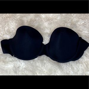 Black Strapless Bra
